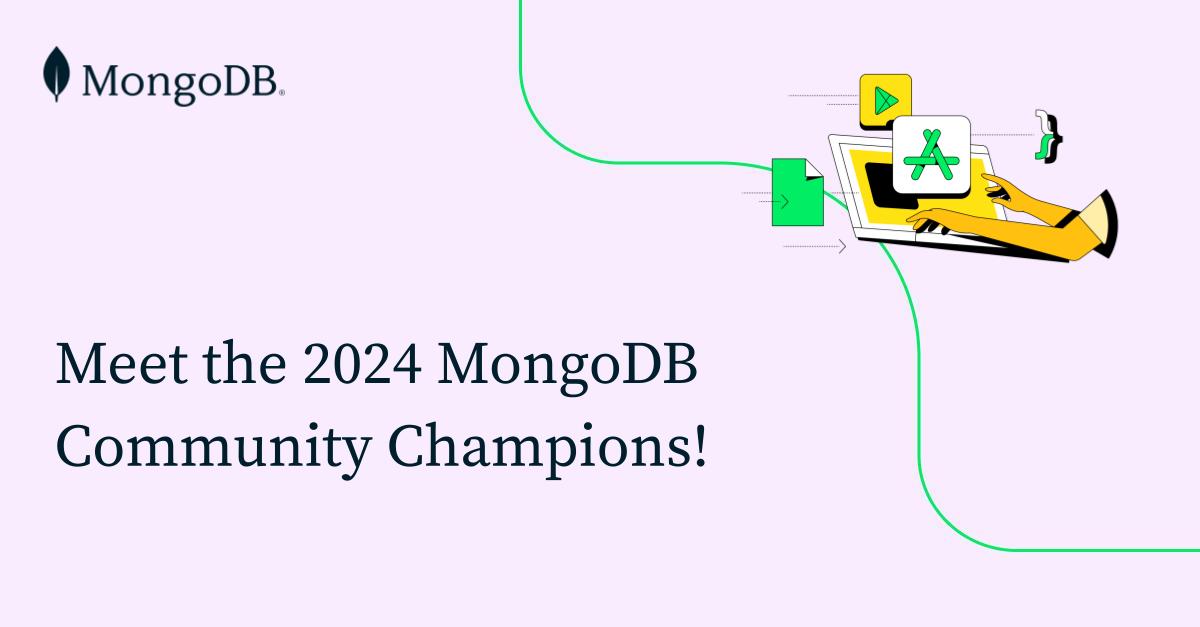 Meet the 2024 MongoDB Community Champions!